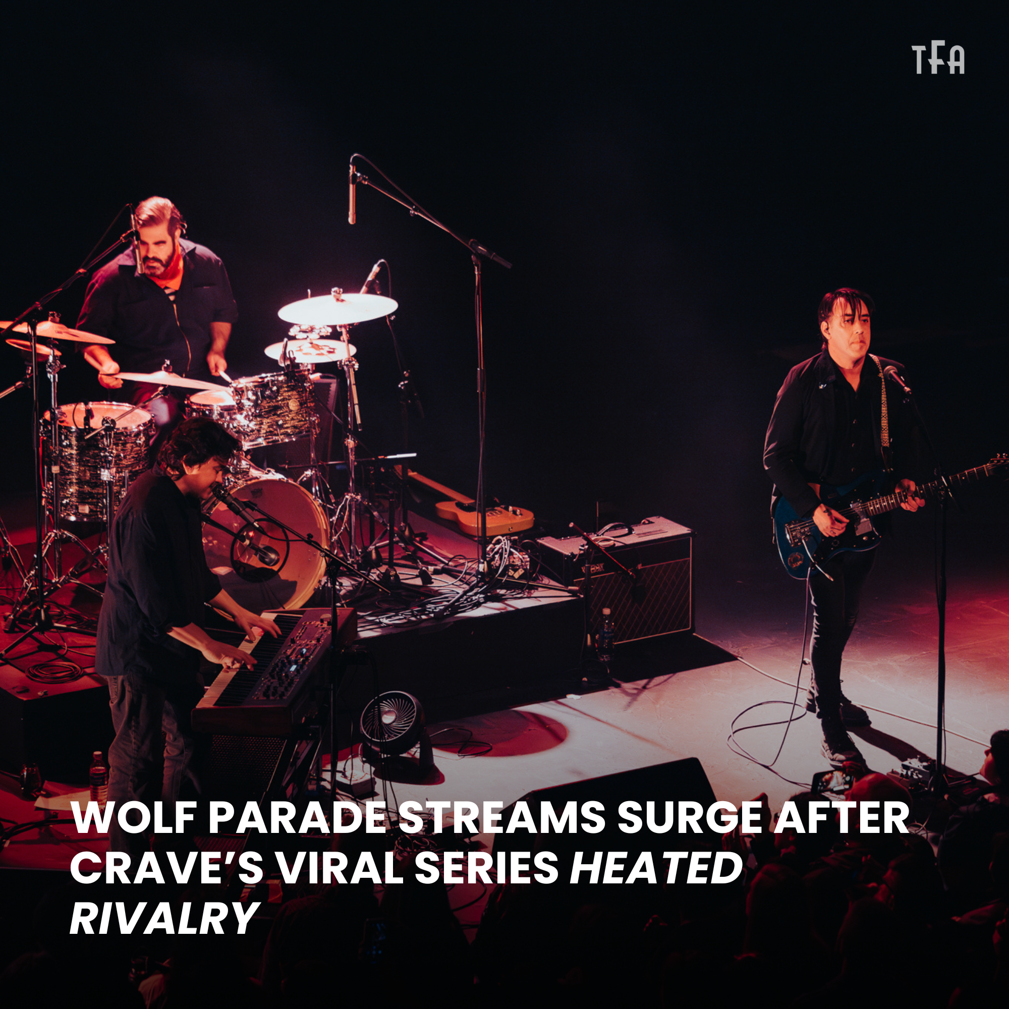 Wolf Parade Streams Surge After Crave`s Viral Series Heated Rivalry